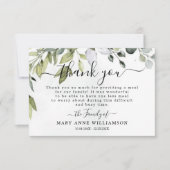 Carte de remerciements alimentaire funéraire moder (Devant)