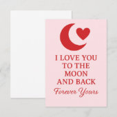 Carte De Remerciements  ❤️ "All My Love"   💌 "You + Me = Magic"   💕 "Ma (Devant / Derrière)