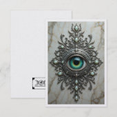 Carte De Remerciements All Seeing Eye Brooch Card (Devant / Derrière)