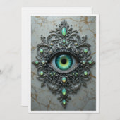 Carte De Remerciements All Seeing Eye Brooch Card (Devant / Derrière)