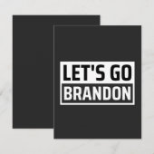Carte De Remerciements allons à brandon (Devant / Derrière)