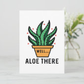 Carte De Remerciements Aloe là (Debout devant)