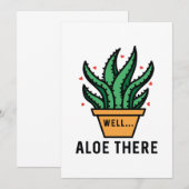Carte De Remerciements Aloe là (Devant / Derrière)