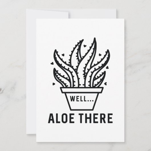 Carte De Remerciements Aloe là (Devant)