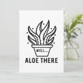 Carte De Remerciements Aloe là (Debout devant)