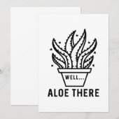 Carte De Remerciements Aloe là (Devant / Derrière)