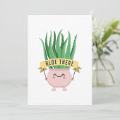 Carte De Remerciements Aloe là (Debout devant)