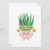 Carte De Remerciements Aloe là (Devant / Derrière)