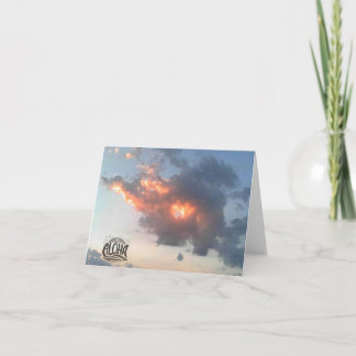 Carte De Remerciements Aloha Sunset Blank Greeting Card