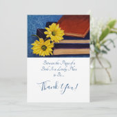 Carte De Remerciements Amateurs de livres (Debout devant)