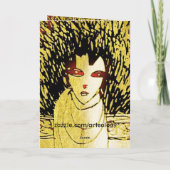 Carte De Remerciements âme or (Dos)