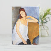 Carte De Remerciements Amedeo Modigliani - Jeanne Hebuterne (Debout devant)