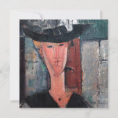 Carte De Remerciements Amedeo Modigliani - Madame Pompadour (Devant)