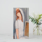 Carte De Remerciements Amedeo Modigliani - Portrait Jeanne Hebuterne #1 (Debout devant)