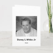 Carte De Remerciements American Fighter (Dos)