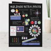 Carte De Remerciements American Mah Jongg Information Card (Dos)