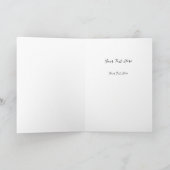 Carte De Remerciements Amis (Intérieur)