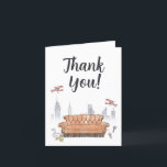 Carte De Remerciements AMIS™ | Central Perk<br><div class="desc">Célébrez le coeur de FRIENDS™ avec le design du canapé. Avec une illustration de l'emblématique canapé orange de Central Perk,  ce design saisit le charme et la nostalgie de l'émission télévisée bien-aimée. Parfait pour les fans,  il ajoute une touche cosy et mémorable à tout produit.</div>