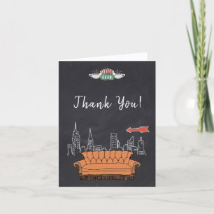 Carte De Remerciements AMIS™   Tableau de bord central Perk