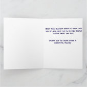 Carte de remerciements (amitié) (Intérieur)