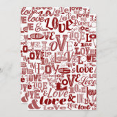 Carte De Remerciements Amour 6 (Devant / Derrière)