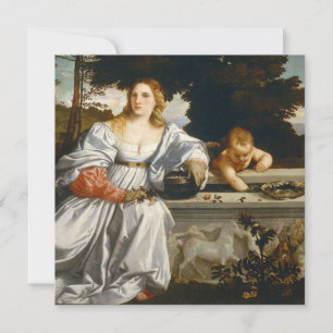 Carte De Remerciements Amour Amour sacré et profane par Titien Cupidon Vé