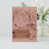 Carte De Remerciements Amour des champignons (Debout devant)