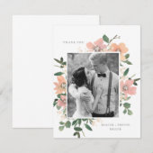 Carte De Remerciements Amour du jardin (Devant / Derrière)