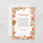 Carte De Remerciements Amour Élégant Comme Doux Comme Une Fête des mariée (Devant)