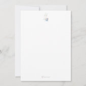 Carte De Remerciements Amour en hiver câlins chauds (Dos)