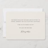 Carte De Remerciements Amour et gratitude | Mariage multiphoto (Dos)