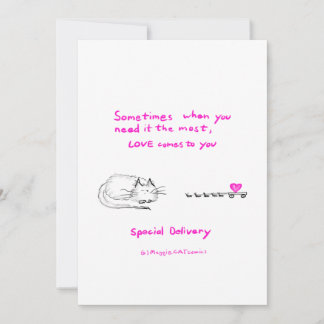 Carte De Remerciements Amour, livraison spéciale