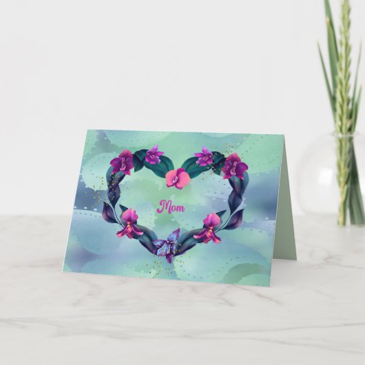 Carte De Remerciements Amour Note à maman (Devant)