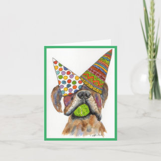 Carte De Remerciements amour vie comme un boxer aquarelle + texte