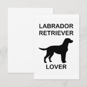 Carte De Remerciements ampoule de laboratoire noire (Devant / Derrière)