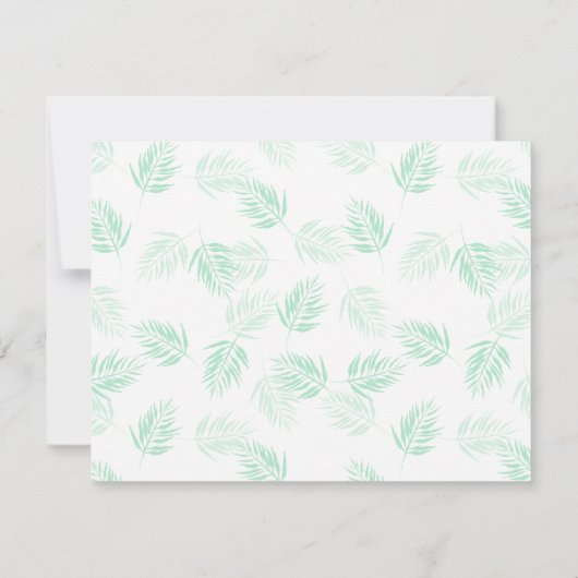 Carte De Remerciements Ananas à Parties scintillant d'or Faux blanc Perso (Dos)