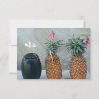 Carte De Remerciements ananas frais et sains