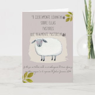 Carte De Remerciements Ancianos De cong. de visibilité directe de Tarjeta