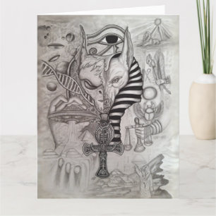 Carte De Remerciements Anciens Aliens, Anubis