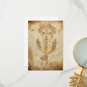 Carte De Remerciements Angelus Novus par Paul Klee