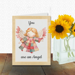 Carte De Remerciements Angle de maquillage
