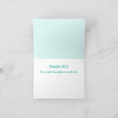 Carte De Remerciements Animaux de fête (Intérieur)