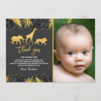 Animaux sauvages d'une d'anniversaire jungle de