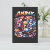 Carte De Remerciements Anime Legends (Debout devant)