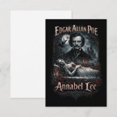 Carte De Remerciements Annabel Lee (Devant / Derrière)