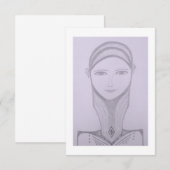 Carte De Remerciements Anne (Devant / Derrière)