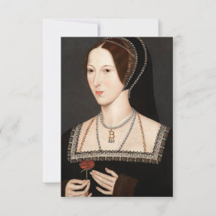 Carte De Remerciements Anne Boleyn Tudor Queen Hever Castle