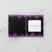 Carte De Remerciements Anniversaire 70 ans (Intérieur)