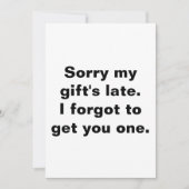 Carte De Remerciements Anniversaire abandonné (Devant)