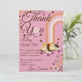 Carte De Remerciements Anniversaire au Patin à Roulettes (Debout devant)